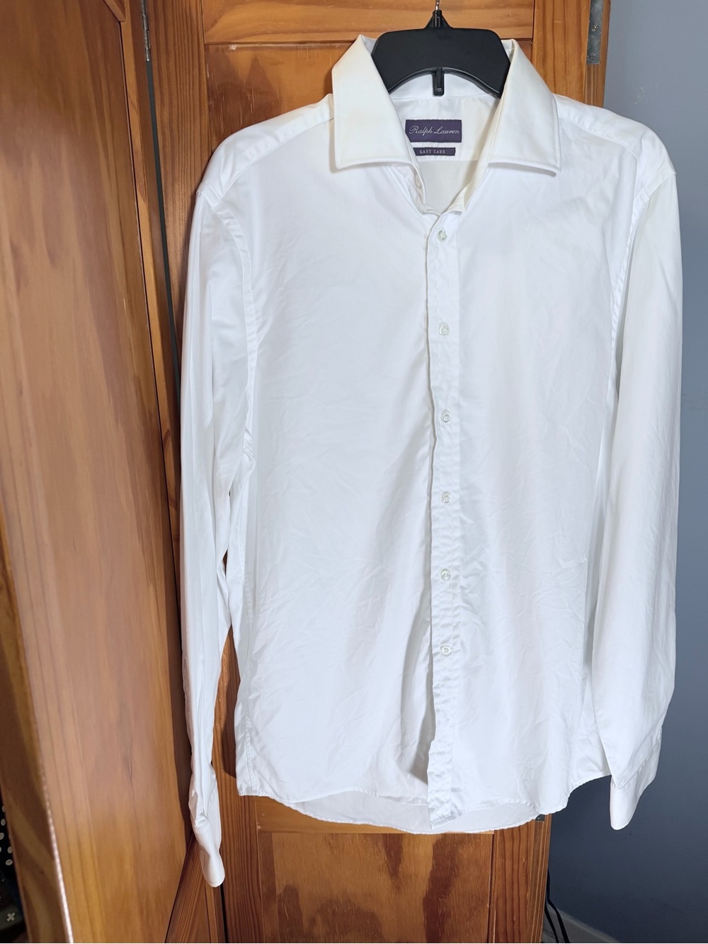 Ralph Lauren Purple Label White Easy Care Dress Shirt - Men's